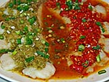 Steamed Fish Fillets With Dual Flavor