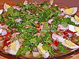 Spicy Mesquite-Grilled Eggplant Salad
