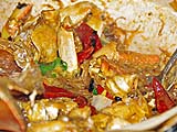 Spicy Hunan crab close-up
